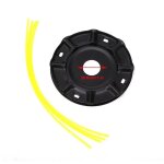 Spcial pour tondeuse  gazon tte de paille plaque de fer tte d'herbe tondeuse fil solide roue fil ...