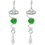 Spinners  vent pour cour et jardin, 2 pices boules de contemplation queue en spirale suspendues spinners ...