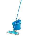 Spontex kit balai plat & seau magic hook + 1 recharge - essorage pratique