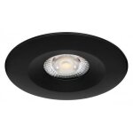 Spot encastr� fixe - 5w - dimmable - noir - aspen aric