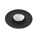 Spot encastr� led aries fixe 6 w cct 3000 / 4000k gradable noir aric