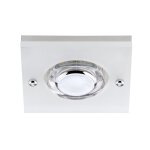 Spot led encastrable / saillie briloner module 5w ip23 chrome carré Spot led encastrable / saillie briloner module 5w ip23 chrome carré