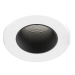 Spot led encastr� fixe ef8 - 7w - 3000k - 4000k - blanc / noir aric