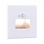 Spot led mural encastr� avec d�tecteur de mouvement edge quadro - blanc paulmann
