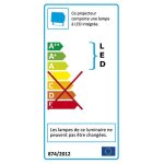 Spot solaire 2x4w led 600 lumens avec détecteur Spot solaire 2x4w led 600 lumens avec détecteur