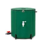Springos� r�servoir pliable ¿ tonneau de r�cup�ration d'eau de pluie 100l avec embout de goutti�re ...