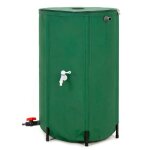 Springos� r�servoir pliable ¿ tonneau de r�cup�ration d'eau de pluie 250l avec embout de goutti�re ...