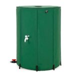 Springos� r�servoir pliable ¿ tonneau de r�cup�ration d'eau de pluie 500l avec embout de goutti�re ...
