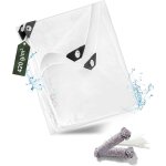 Spwa - 1x2m bche transparente avec ?illets bche transparente impermable, 420g / m bche couverture ...