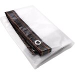 Spwa - bche tanche 2, 5 x 2 m - bche transparente tanche avec ?illets - bords renforcs - pour couvrir ...