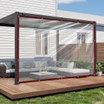Spwa - bche transparente ¿ 2 x 3 m, impermable, avec ?illets, en pvc, transparente, pour extrieur, ...