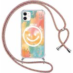 Spwa - coque avec cordon pour apple iphone 11 6, 1 , aesthetic sourire motif réglable collier femmes ... Spwa - coque avec cordon pour apple iphone 11 6, 1 , aesthetic sourire motif réglable collier femmes ...