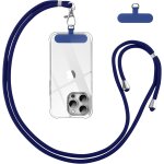 Spwa - cordon telephone portable, tour de cou t�l�phone universelle avec patch, r�glable amovible en ...