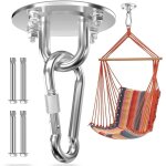 Spwa - crochet de plafond / de suspension, robuste, pivotant, en acier inoxydable 304, pour hamac, balançoire, ... Spwa - crochet de plafond / de suspension, robuste, pivotant, en acier inoxydable 304, pour hamac, balançoire, ...