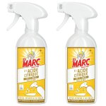 St marc lot de 2 pistolets prt  l'emploi  l'acide citrique 500 ml
