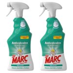 St marc lot de 2 pistolets spray d�sinfectant et nettoyant anticalcaire au vinaigre blanc 750 ml