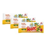 St marc lot de 3 lingettes nettoyante d�sinfectante, 42 lingettes, parfum souffle tropical, convient ...
