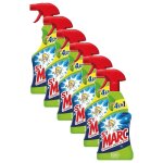 St marc lot de 6 pistolets spray 500ml nettoyant multi - usages 4 en 1 parfum menthe