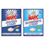 St marc poudres cristaux de soude 680g + poudres bicarbonate de soude 680g