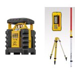 Stabila laser rotatif lar 350 � inclinaison manuelle (2 axes), set de 9 pi�ces - 19111
