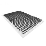 Stabilisateur de gravier 0, 96 m - gris - 120 x 80 x 2 cm gris - yeed
