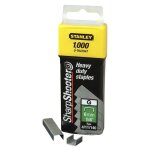Stanley agrafes type g 6mm 1 / 4  (1000 pices)