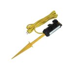 Stanley - bloc multiprise  ground spike  - 2 prises - avec clapets et piquet