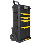Stanley bote  outils sur roulettes plastique noir 1 - 79 - 206