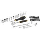Stanley coffret de douilles 1 / 4 , jeu de 42 pcs - fmmt82683 - 1