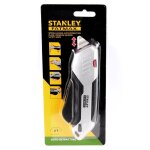 Stanley couteau de s�curit� m�tal � g�chette et lame auto - r�tractable fatmax - fmht10370 - 0