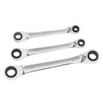 Stanley expert - jeu de 3 cl�s � cliquet 4 en 1 - e111115