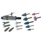Stanley kit meuleuse droite pneumatique + accessoires
