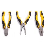 Stanley set de 3 pinces - coupante / universelle / a bec long