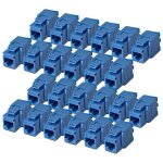 Startech. com jack keystone cat6, lot de 24 prises ethernet rj45 keystone, prise murale utp cat6, 180 ...