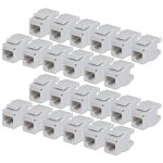 Startech. com jack keystone cat6, lot de 24 prises ethernet rj45 keystone, prise murale utp cat6, connecteur ...