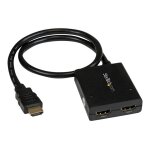 Startech. com rpartiteur vido hdmi 4k  2 ports - splitter hdmi 1 x 2 aliment par usb ou adaptateur ...