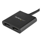 Startech. com splitter multi - crans displayport vers 2x displayport - hub mst  2 ports - rpartiteur ...