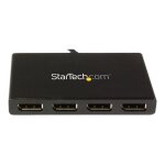 Startech. com splitter multi - crans displayport vers 4x displayport - hub mst  4 ports - rpartiteur ...