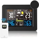 Station météo, hygromètre interieur exterieur avec capteur prévisions météorologiques phase de la lune ... Station météo, hygromètre interieur exterieur avec capteur prévisions météorologiques phase de la lune ...