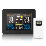 Station météo sans fil, ecran couleur lcd station météo numérique avec capteur réveil moniteur de température ... Station météo sans fil, ecran couleur lcd station météo numérique avec capteur réveil moniteur de température ...