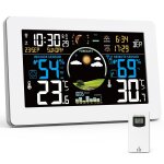 Station m�t�o sans fil, thermom�tre et hygrom�tre int�rieur ext�rieur avec capteur externe, pr�visions ...