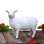 Statue d'agneau d'extérieur, animaux de jardin, mignon, pour etang, pelouse, cour, patio, ornement, cadeau ... Statue d'agneau d'extérieur, animaux de jardin, mignon, pour etang, pelouse, cour, patio, ornement, cadeau ...