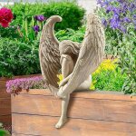 Statue d'ange de la rdemption, sculpture crative, dcoration de jardin religieux, dcoration de la ...