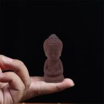 Statue de bouddha en c�ramique, petite figurine de b�b�, artisanat, petite et mignonne figurine de moine, ...