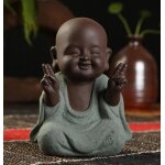 Statue de bouddha pour la décoration, figurine de bouddha, moine de thé de sable violet, statues indiennes ... Statue de bouddha pour la décoration, figurine de bouddha, moine de thé de sable violet, statues indiennes ...