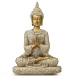 Statue de bouddha en grès, en résine, douzaine d'artisanat, décoration de la maison, entrée du salon, ... Statue de bouddha en grès, en résine, douzaine d'artisanat, décoration de la maison, entrée du salon, ...