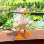 Statue de canard musclé amusant, figurine mignonne en résine, porte - clé, outil de bureau, artisanat ... Statue de canard musclé amusant, figurine mignonne en résine, porte - clé, outil de bureau, artisanat ...