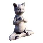 Statue de chat en forme de bouddha, a la mode, pour méditation, sculpture d'extérieur, décoration, art ... Statue de chat en forme de bouddha, a la mode, pour méditation, sculpture d'extérieur, décoration, art ...