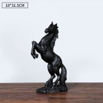 Statue de cheval en r�sine, artisanat, d�coration de maison, ornement, statue et sculpture pour vitrine, ...