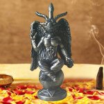 Statue de ch�vre en r�sine, sculpture de bapt�me, m�ditation zen, aile magique, artisanat, ornements ...